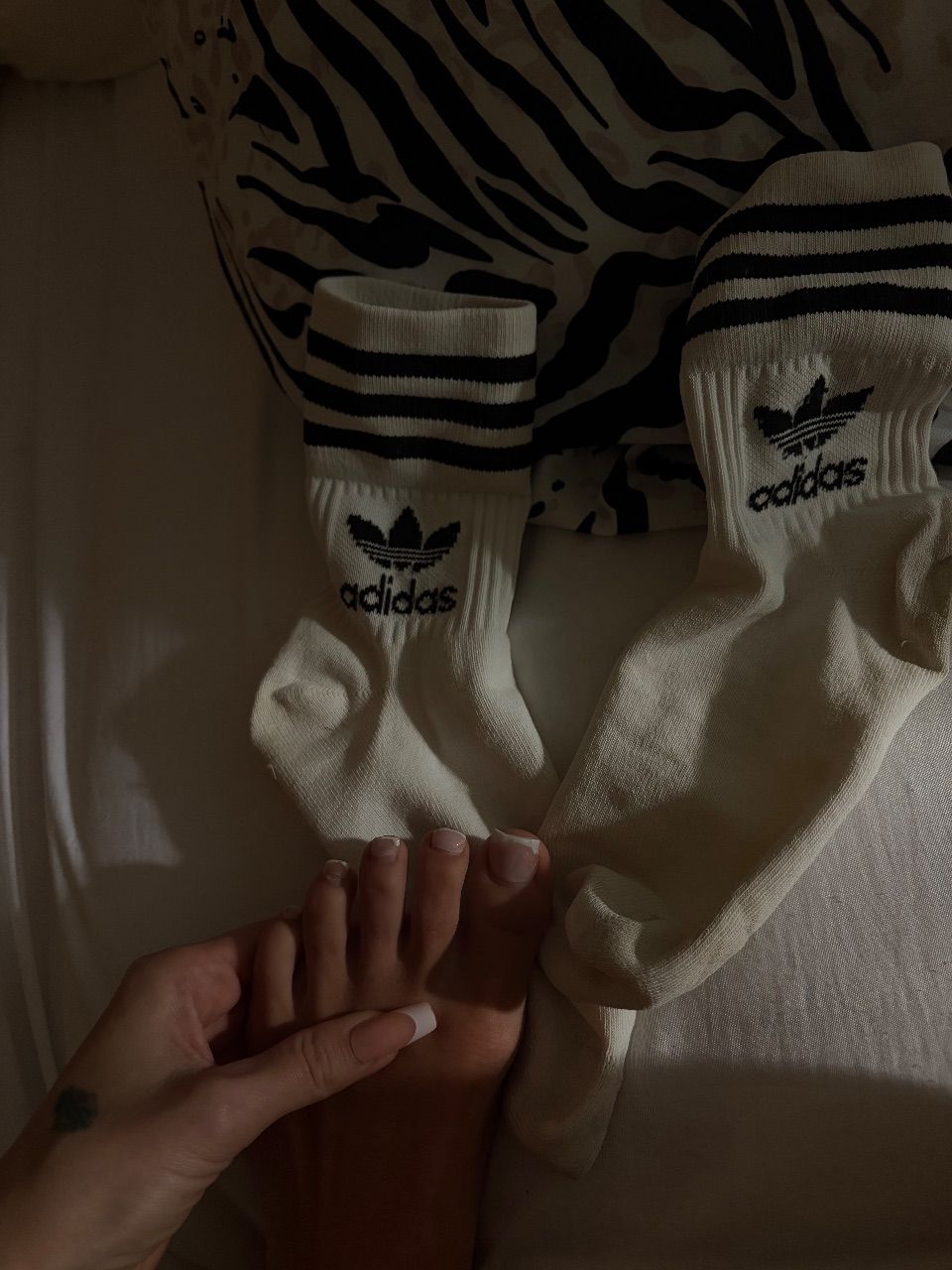 Adidas Getragene Socken Size 35
