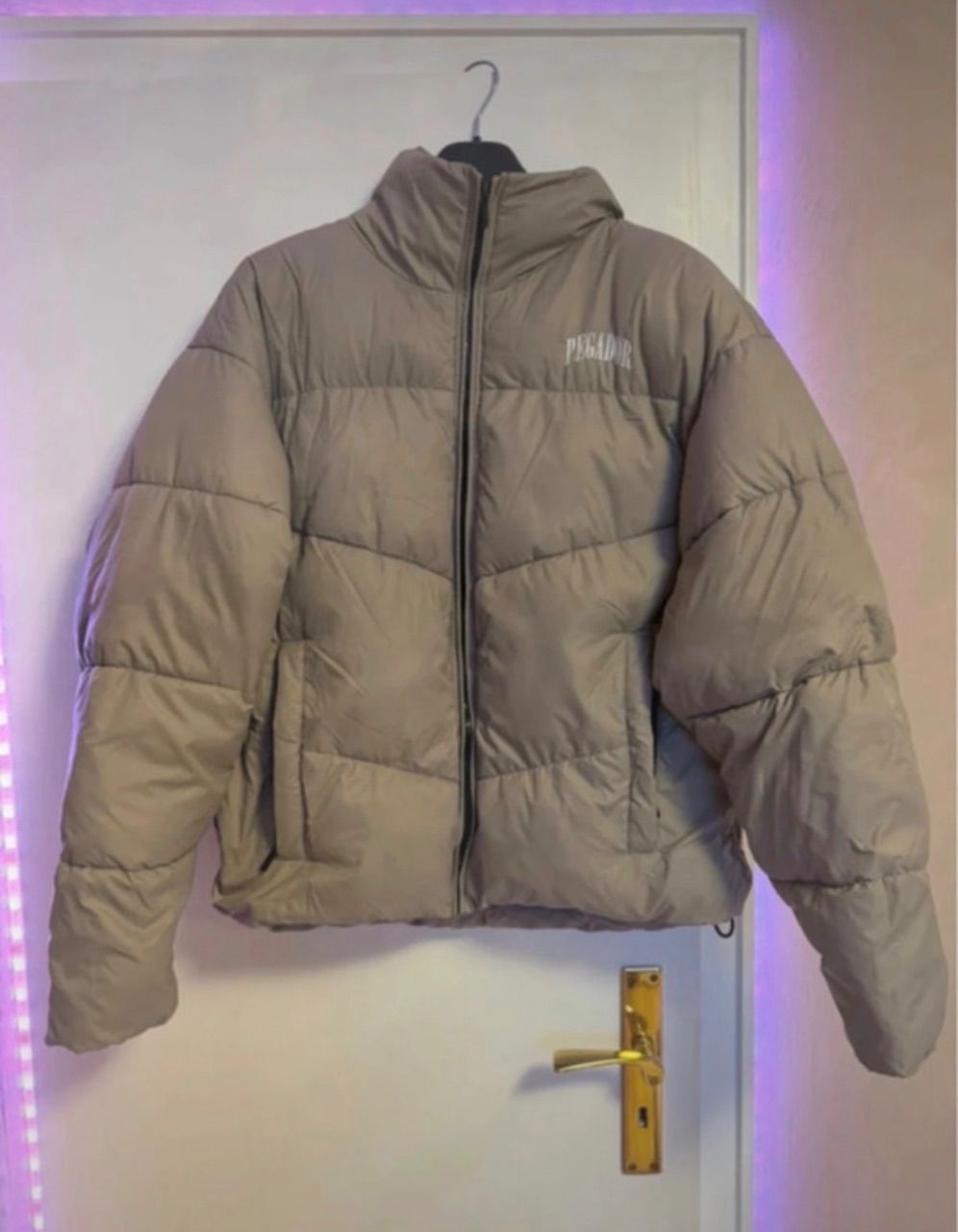Pegador Pegador Pufferjacke in grau Size S