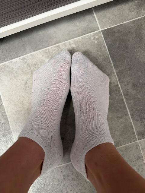 Weiße Socken