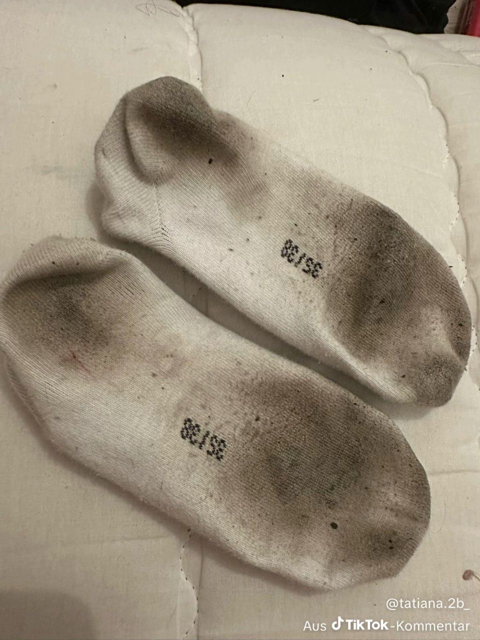 Ohne Marke Getragene Socken Size XS