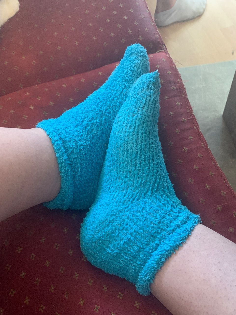 Ohne Marke Blaue Kuschelsocken Size L