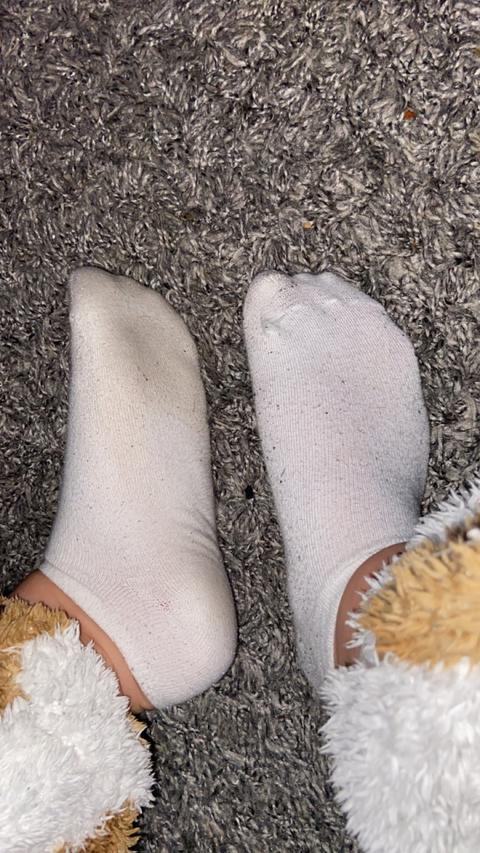 Ohne Marke getragene Socken Size XS