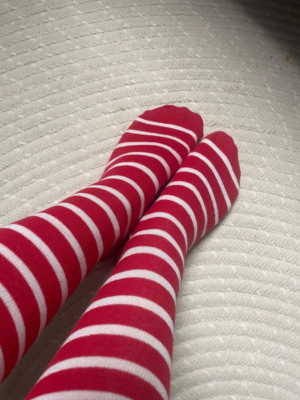 McDonald’s  Rot weiße getragene Socken Size M