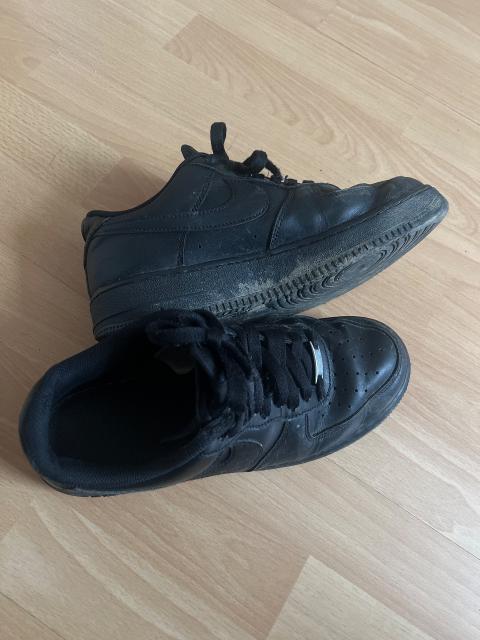 Nike Schwarze Nike Airforce getragen Size 41