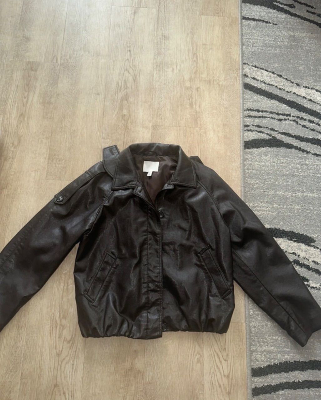 H&M Lederjacke Size S