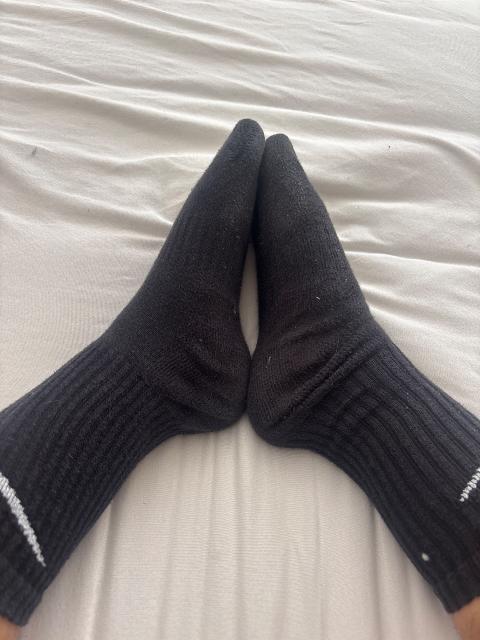 Getragene Nike Socken Size 38