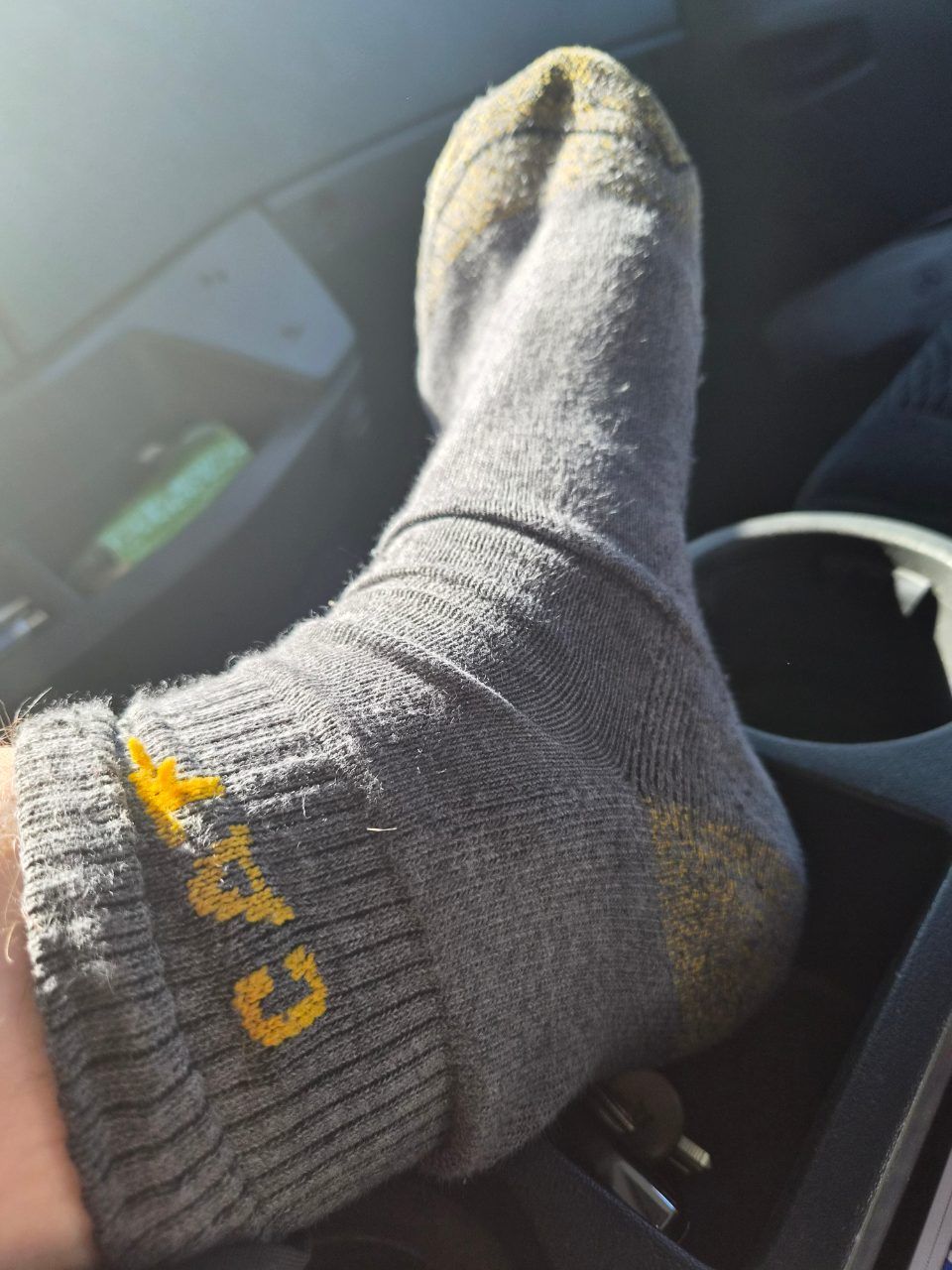 CAT Getragene Socken Size 42