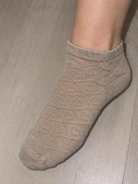 Ohne Marke Getragene Socken in herzmuster Size XS