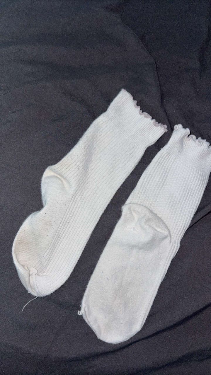 Weis getragene Socken  Size XS