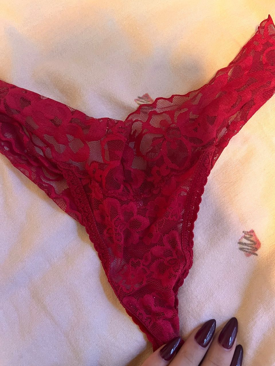 Lounge Roter Tanga exklusiv Size XS