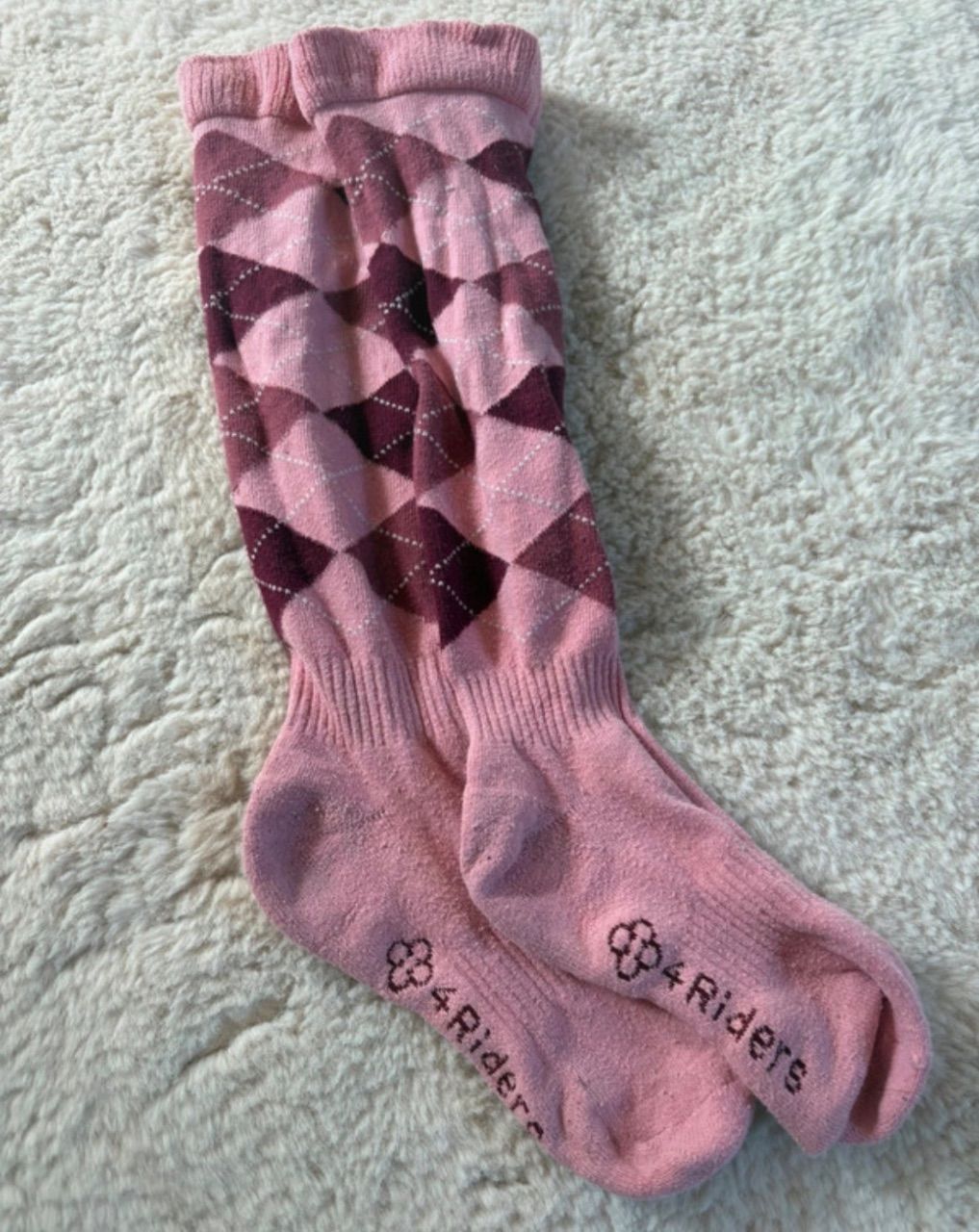 4 riders Getragene Reitersocken Size 39