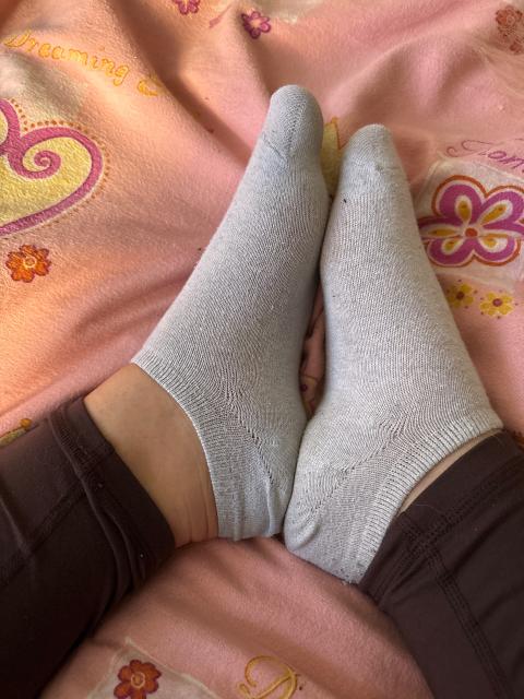 Getragene Socken