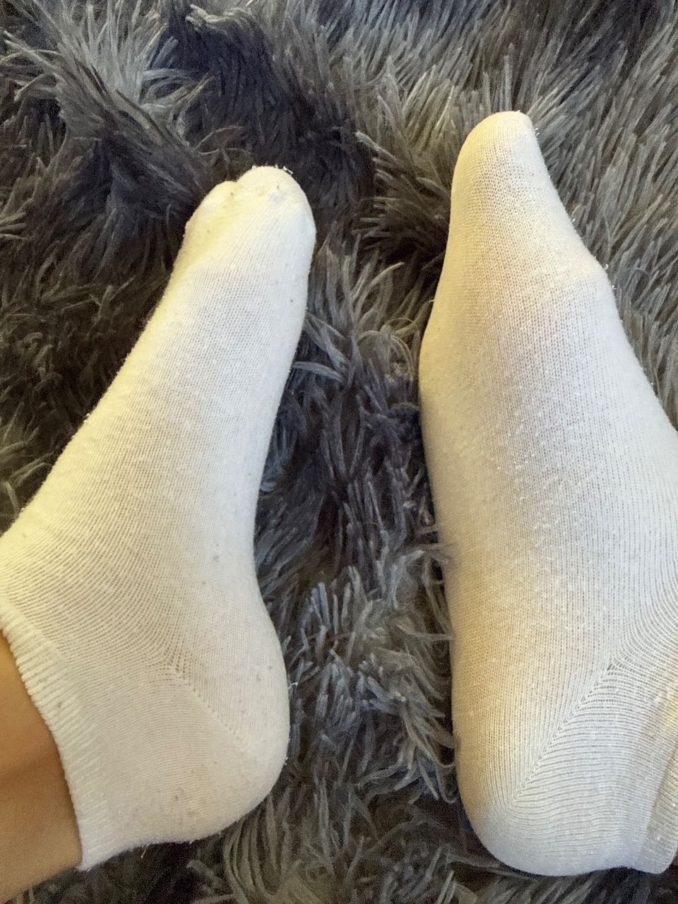 Getragene Socken