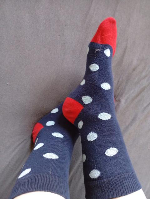 Keine Marke Getragene Socken Size S