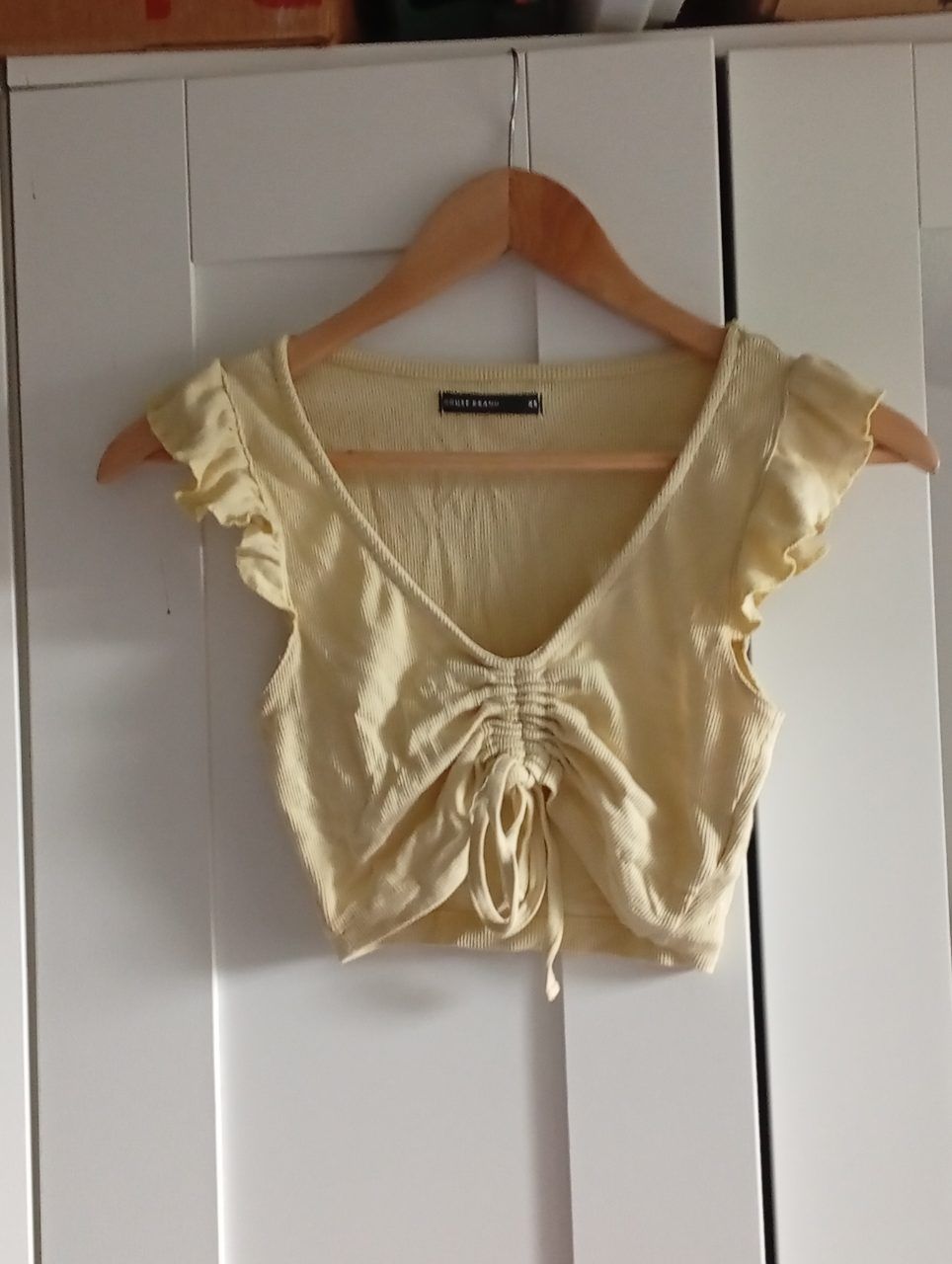 Süßes Gelbes Sommertop Size S