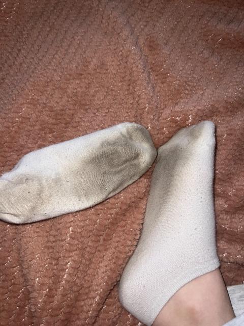 Keine Marke Weise Socken getragen