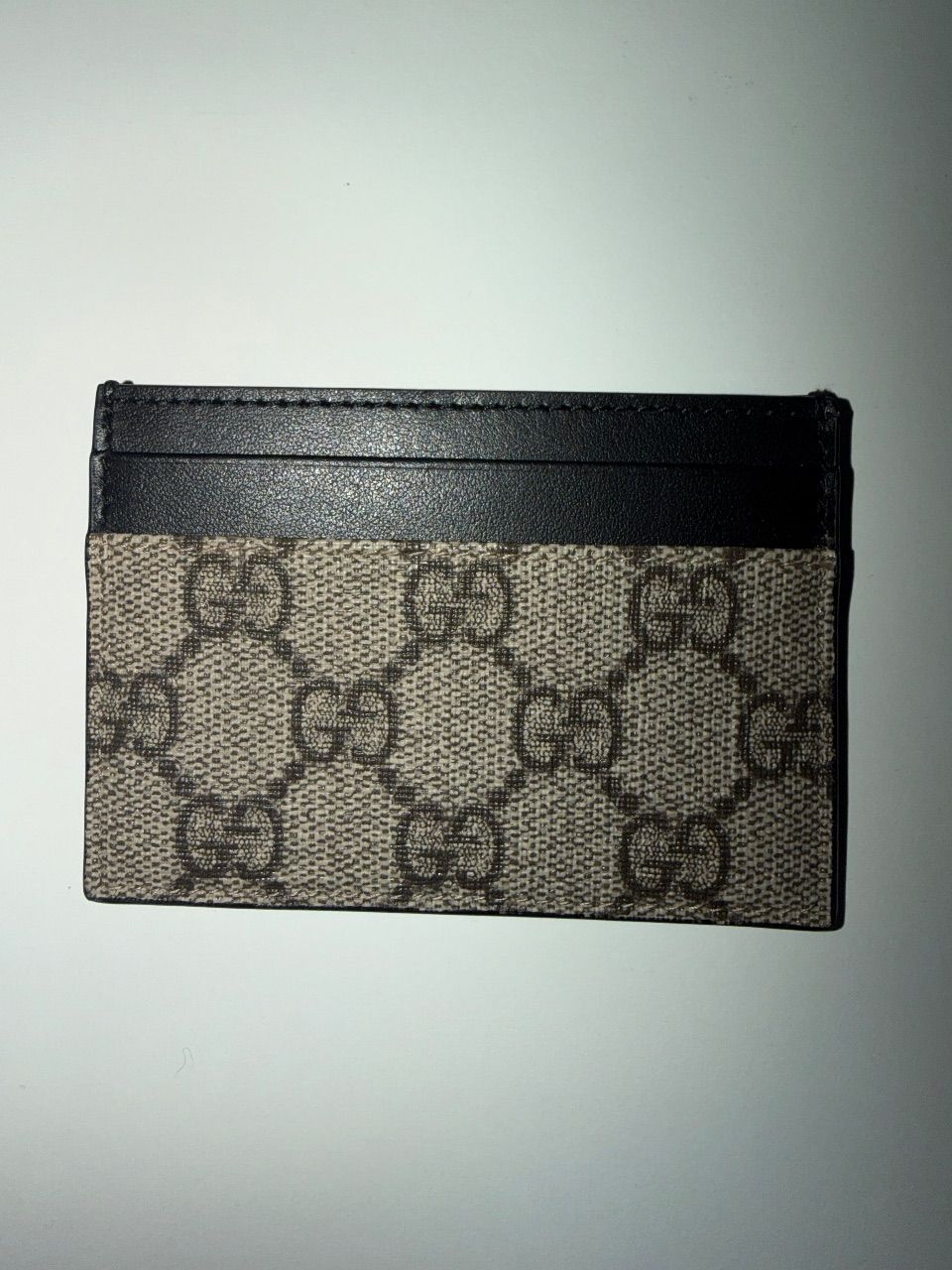 Gucci NEU! Original Gucci GG Supreme Cardholder / Kartenetui – mit Entrupy Zertifikat