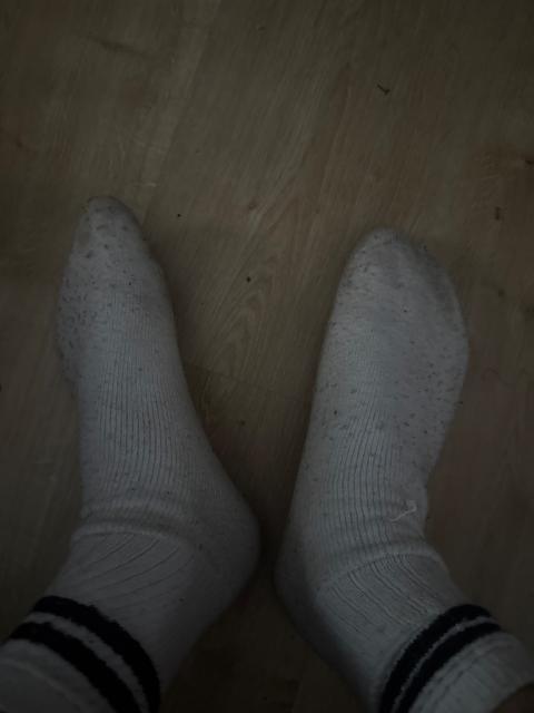 Socken getragen Size M