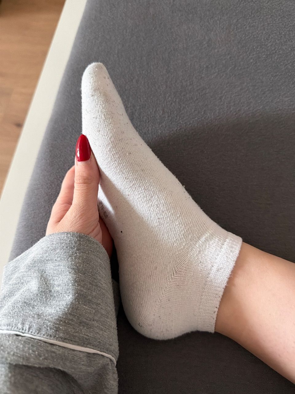 getragene Socken 