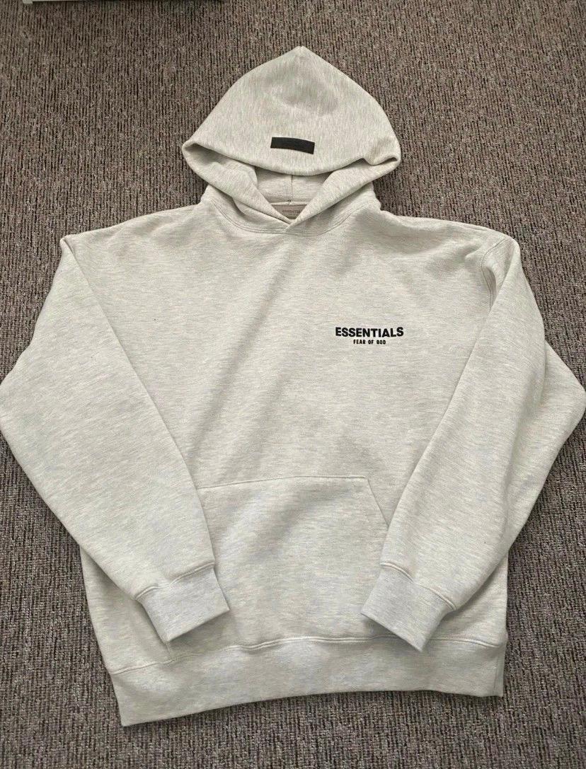 Fear of God Essentials Hoodie Light Grey / Melange – Größe M