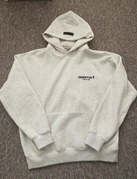 Essentials Fear of God Essentials Hoodie Light Grey / Melange – Größe M Size M