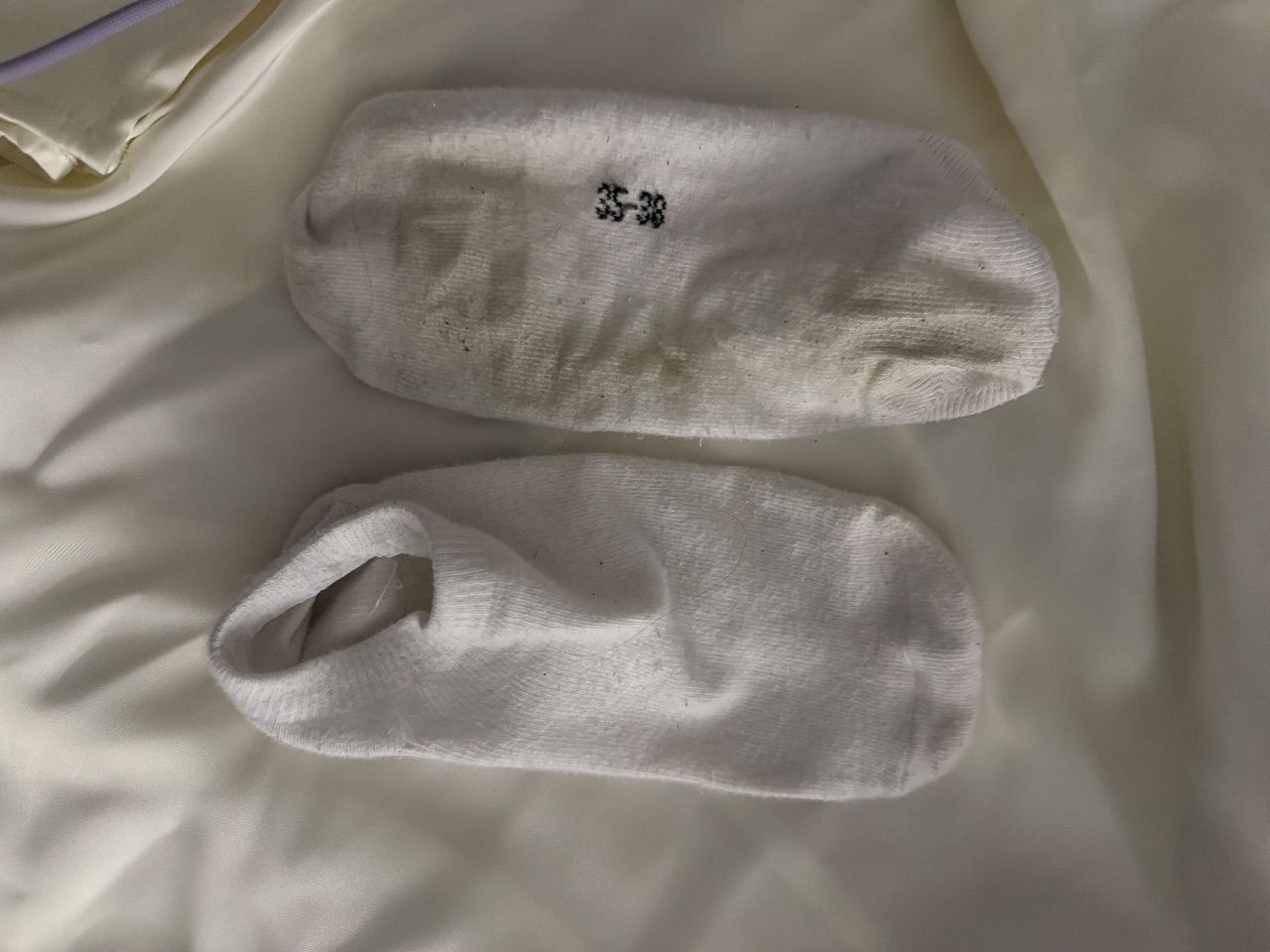 Getragene Socken 