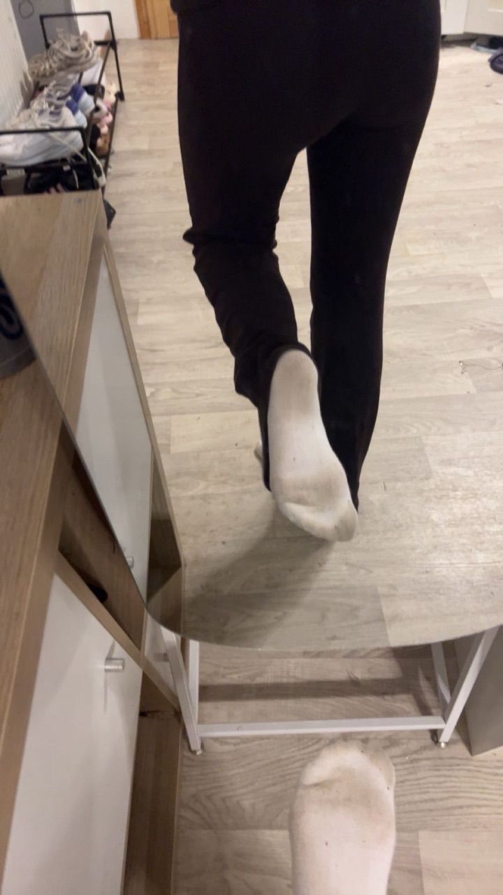 Weise socken 2 tage lang getragen Size XS