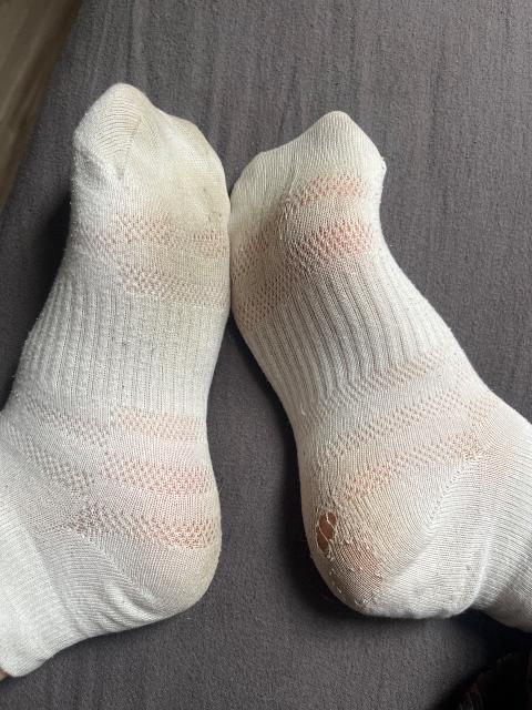 getragene socken mot loch Size 38