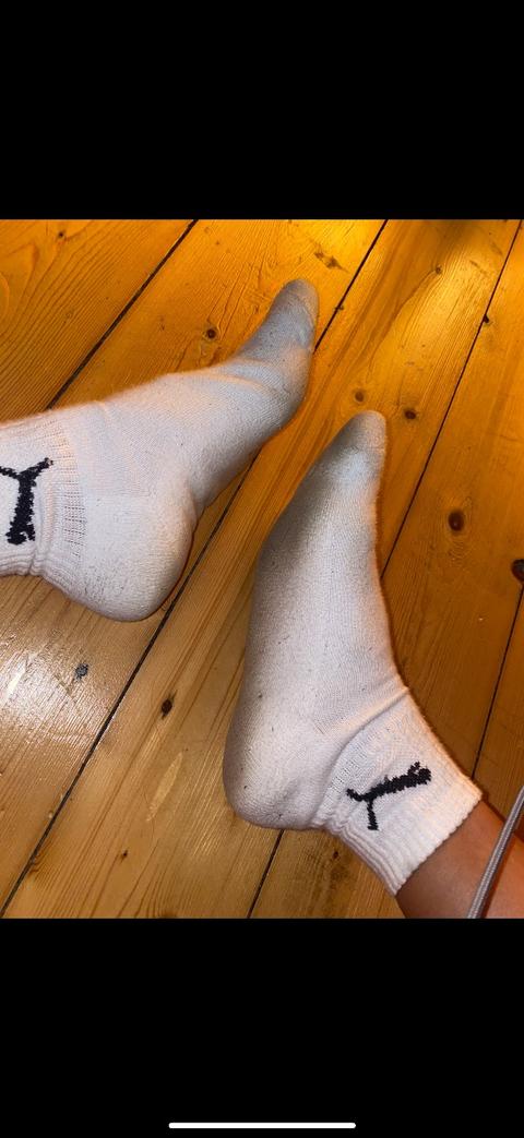 Puma Gut getragene Socken Size S
