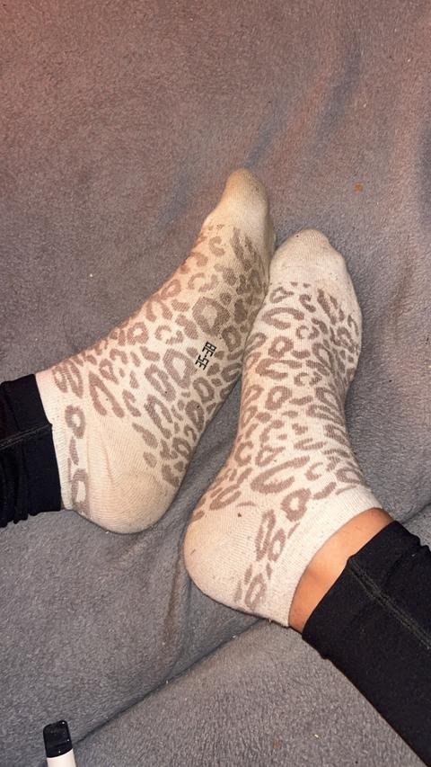 H&M Getragene leo Socken Size 37
