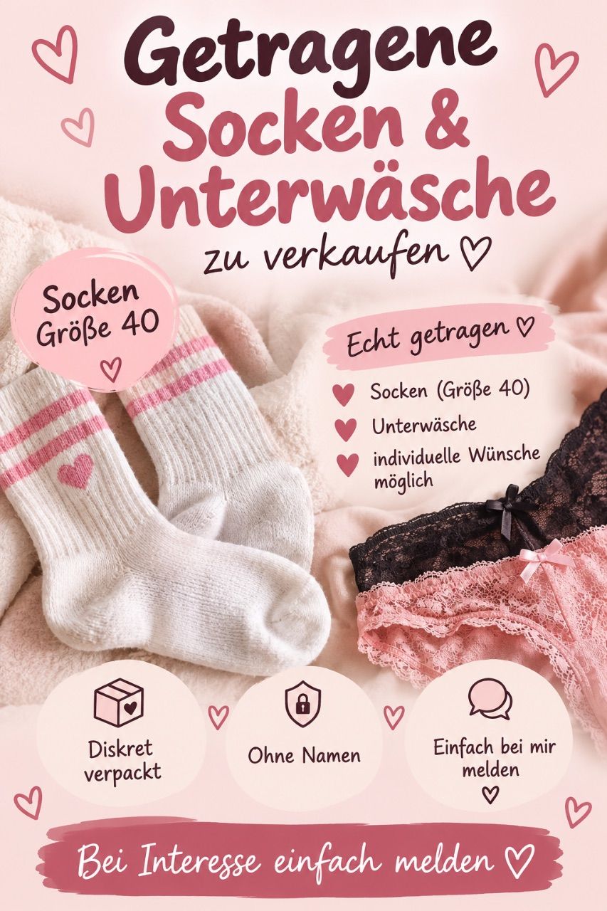 Getragene Socken & Unterwäsche 🧦 Size S
