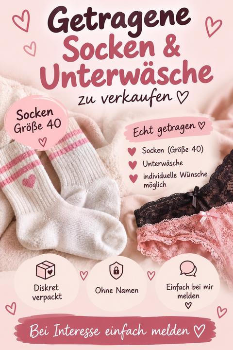 Getragene Socken & Unterwäsche 🧦 Size S