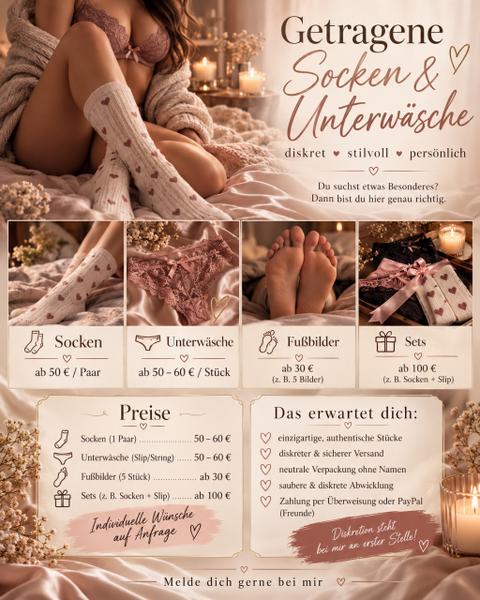 Getragene Unterwäsche & Socken 👙 Size S