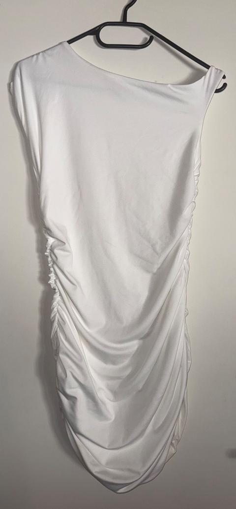 Weißes kurzes Kleid Size L