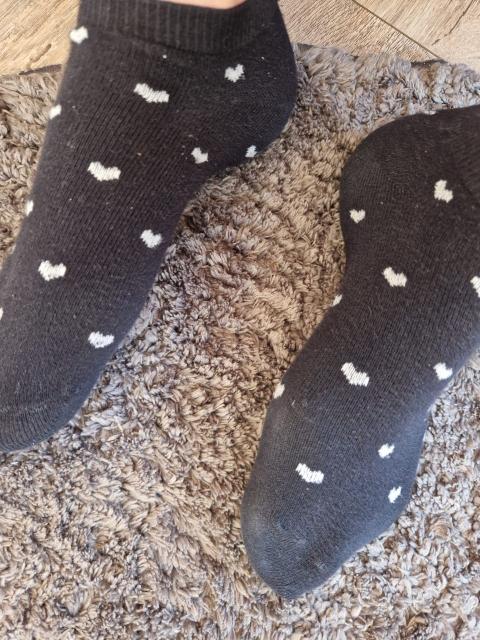 Getragene Socken und fußbilder auf Wunsch