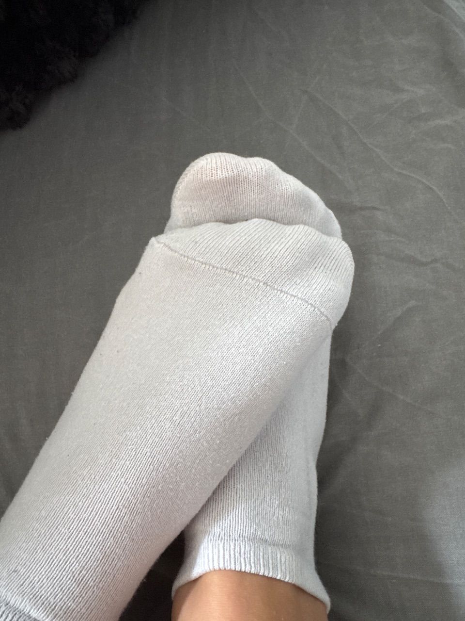 Getragene Socken