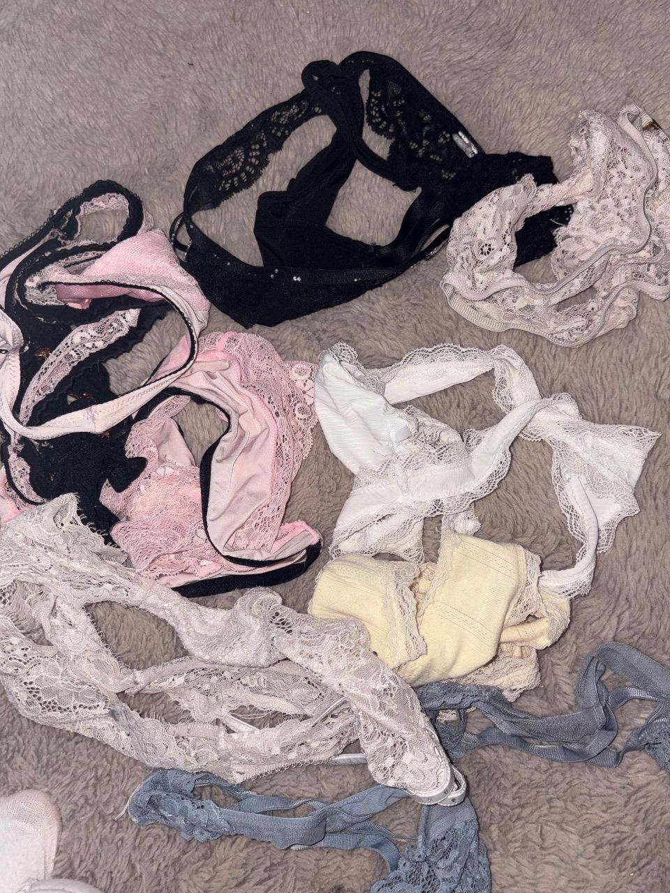 Ohne Marke Getragene Unterwäsche/Socken, Fußbilder nach Wunsch Size S