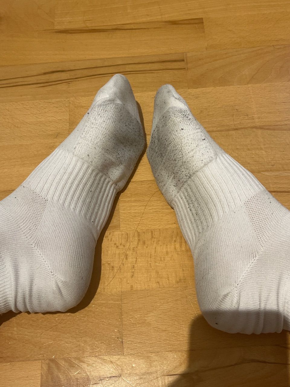getragene Socken