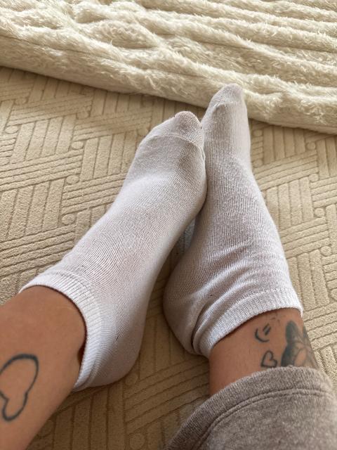 Weiße Sneaker Socken Size 39