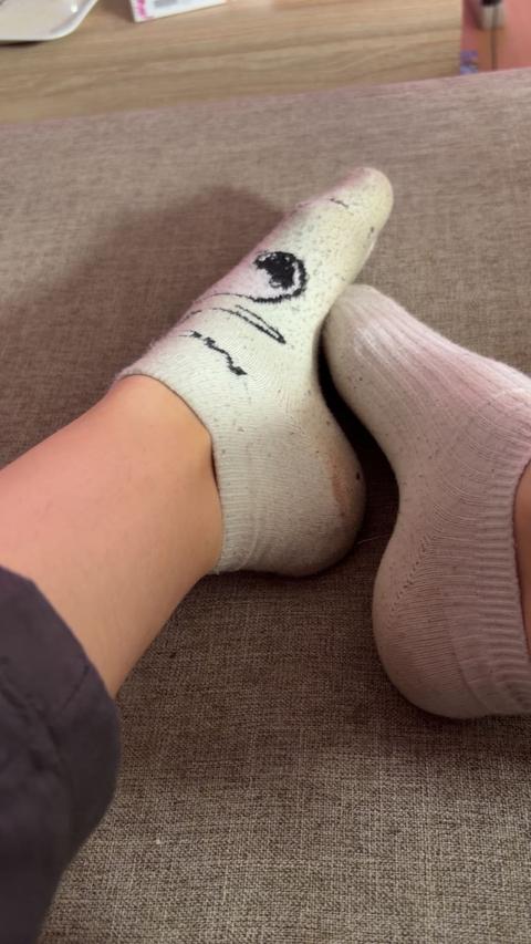 Ohne Marke Verkaufe getragene Socken und fußbilder Size 39