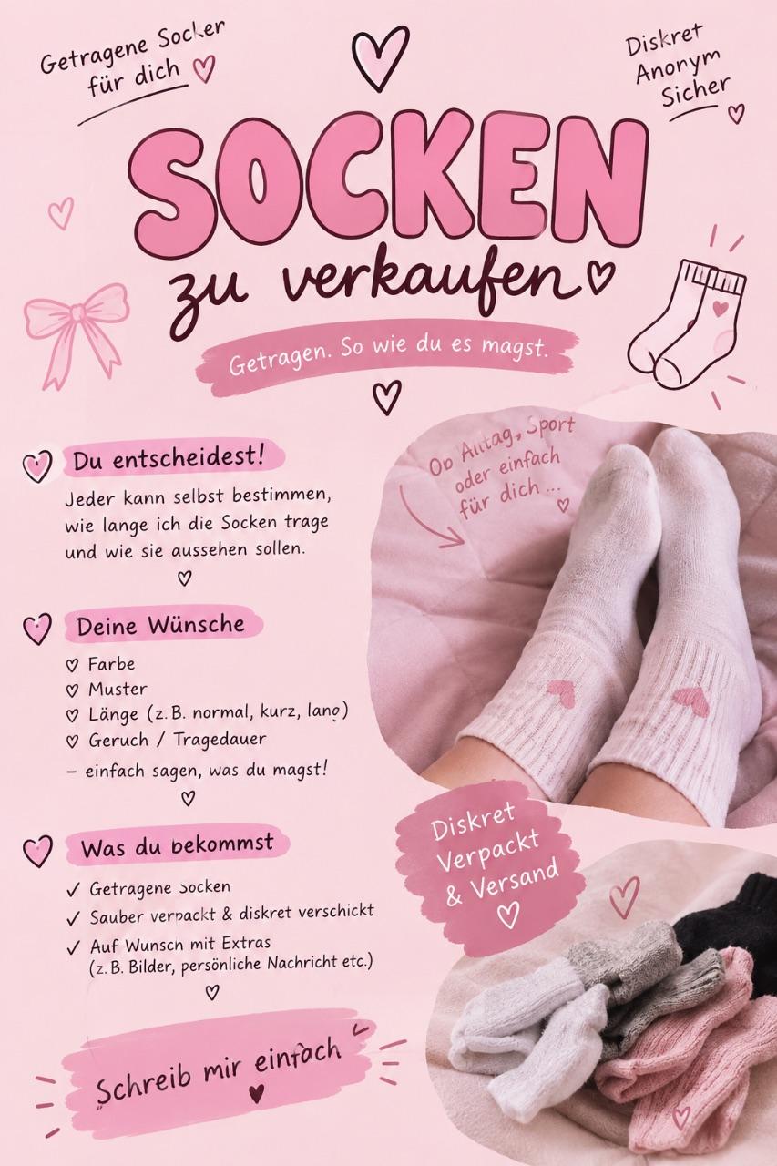 🎀 Getragene Socken nach Wunsch – individuell & diskret (Kopie)