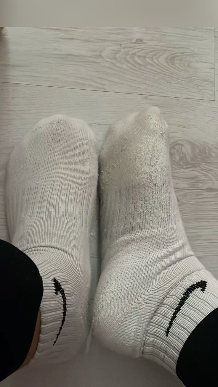 getragene Socken