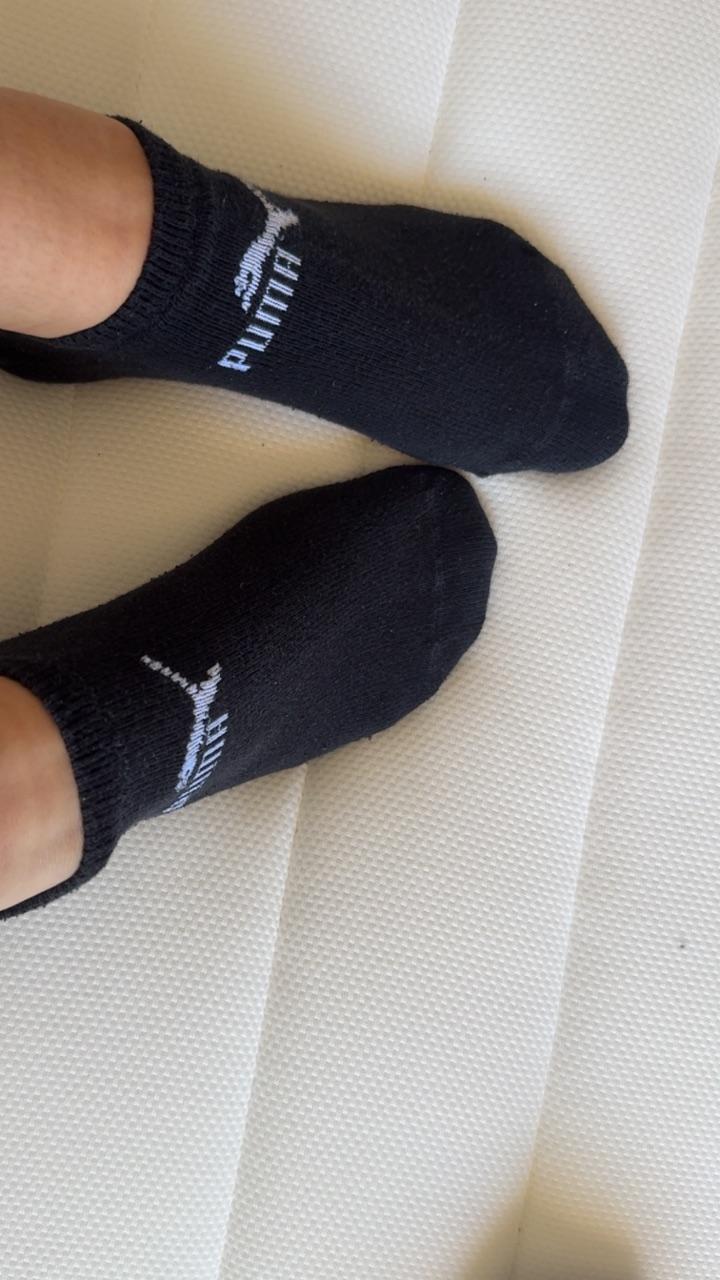 Used black socks