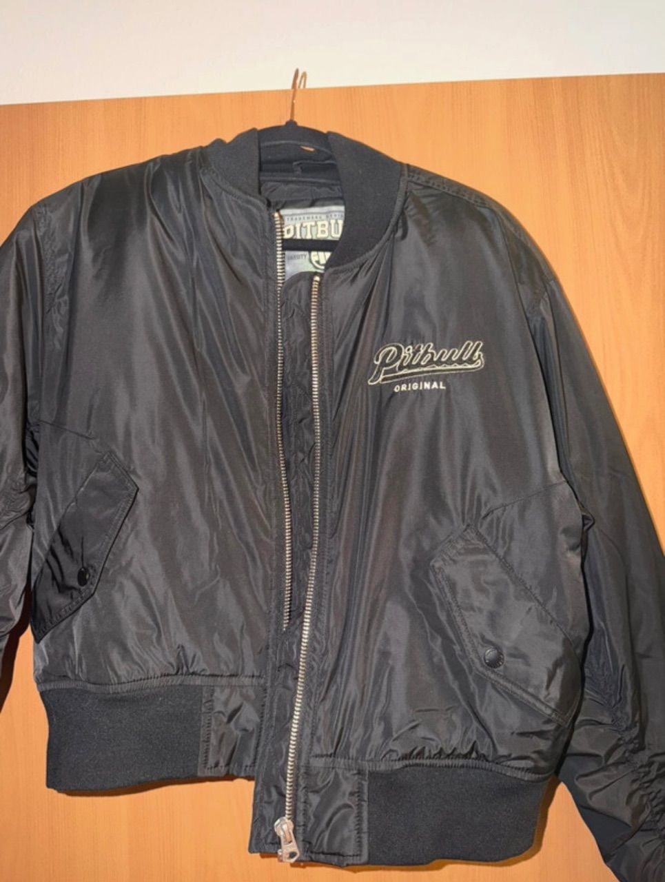 PitBull Damen Bomberjacke Angel Schwarz Size L