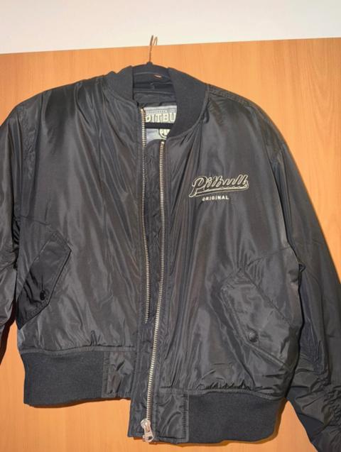 PitBull Damen Bomberjacke Angel Schwarz Size L