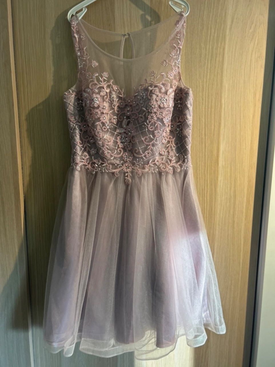 LAONA LAONA Cocktailkleid Altrosa/bestickt Size 36