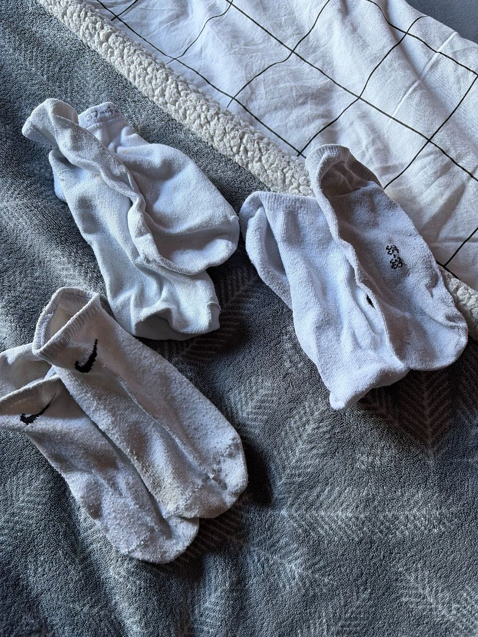 Weiße Socke 