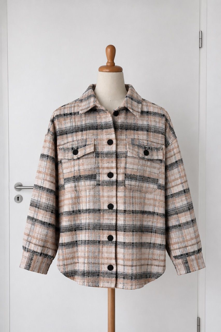 Redbalance Karierte Hemdjacke Size M