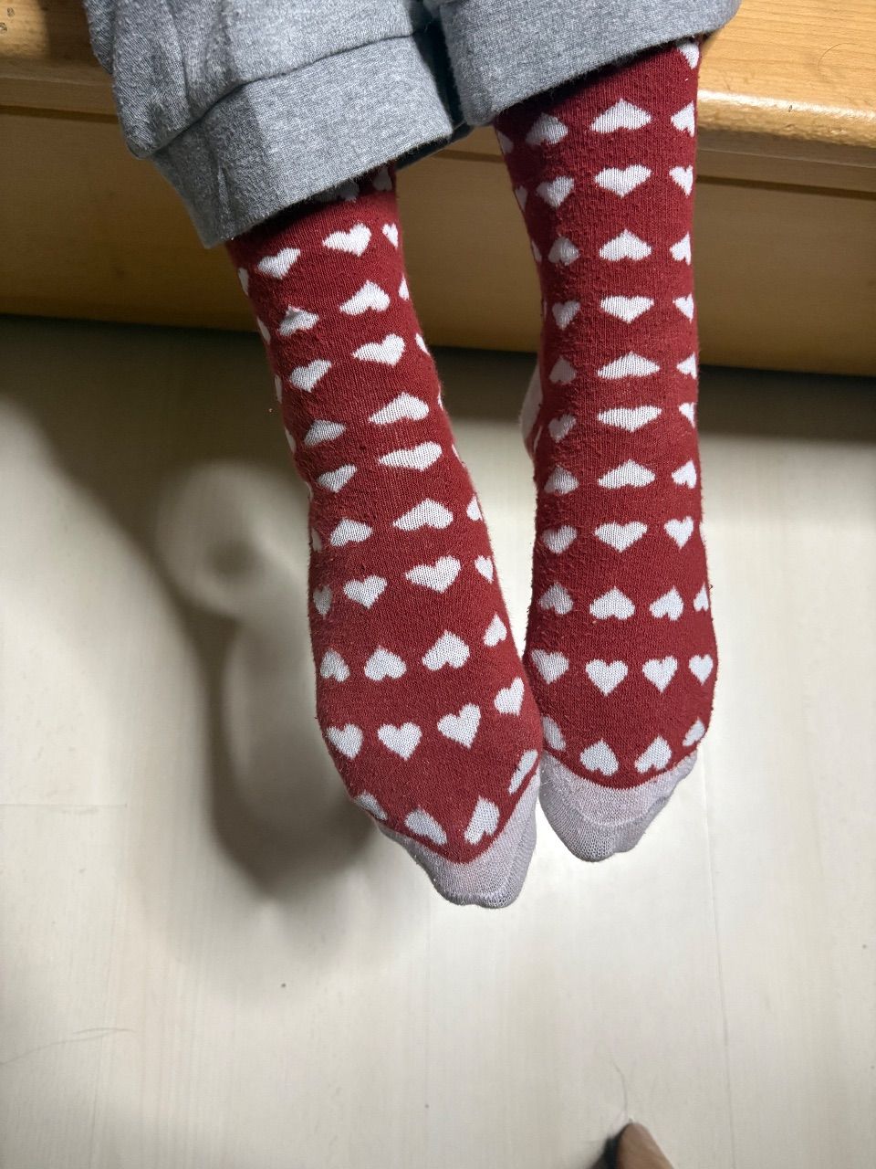 Ohne Marke getragene Socken