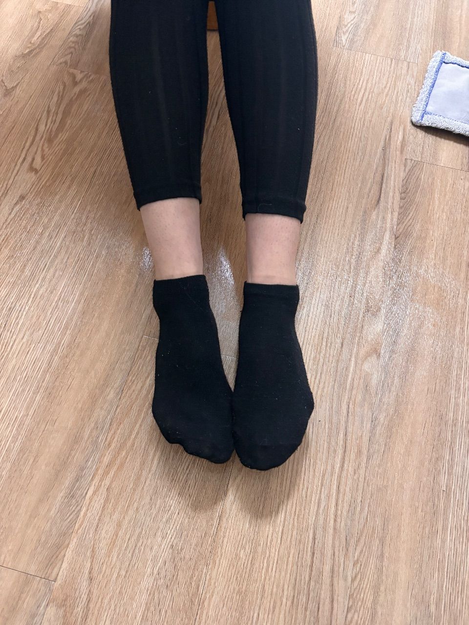 Zara Schwarze Socken getragen & bequem Size 38